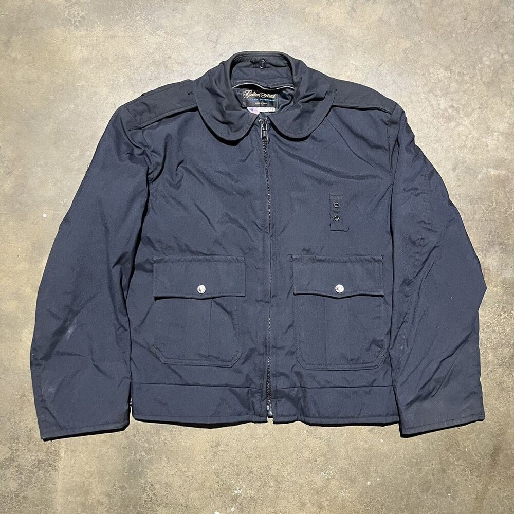 Vintage 80s Golden Fleece Wool Boxy Bomber Work Jacket